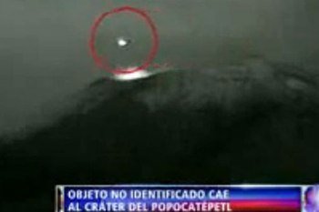 OVNI aproxima-se de vulcão no México (vídeo)